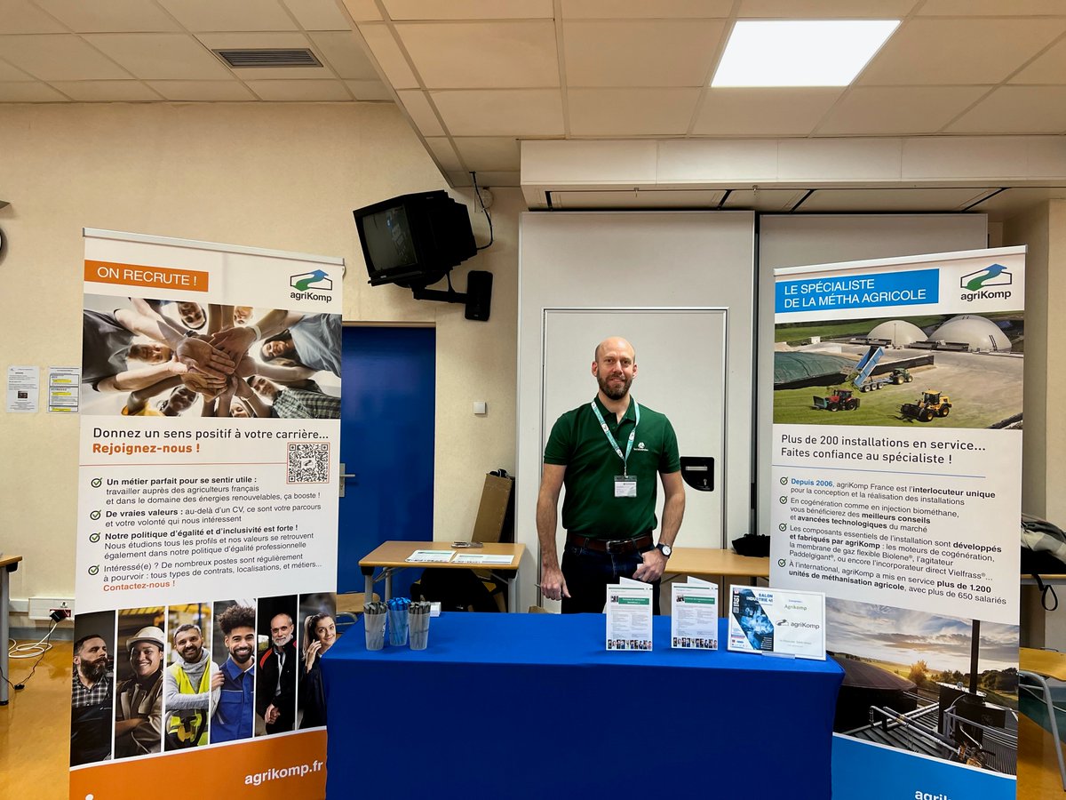 [#live] agriKomp France &amp; ServiceUnion France vous accueillent aujourd'hui au Salon de l'Industrie 41 organisé par la CCI41 - CCI Loir et Cher et l'UIMM Val-de-Loire 😁 

Prenez vos CV et allez à la rencontre de Thomas &amp; Mélody pour parler #maintenance #méthanisation👩🏻‍🔧