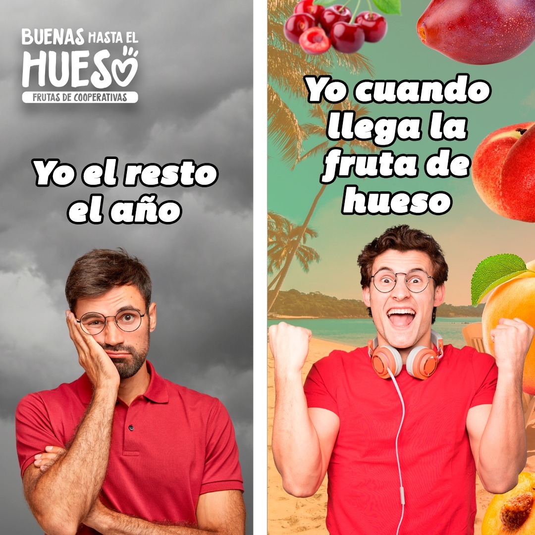 Ay el verano☀️esa época del año que tanto nos encanta porque... ¡vuelven @Fruta_de_Hueso! 🍑Y tú, ¿lo estás deseando? 

#melocoton #nectarina #paraguayo #albaricoque #ciruela #cereza #buenashastaelhueso #frutadehueso #salud #saludable #vitaminas #cooperativas #agro #agricultura