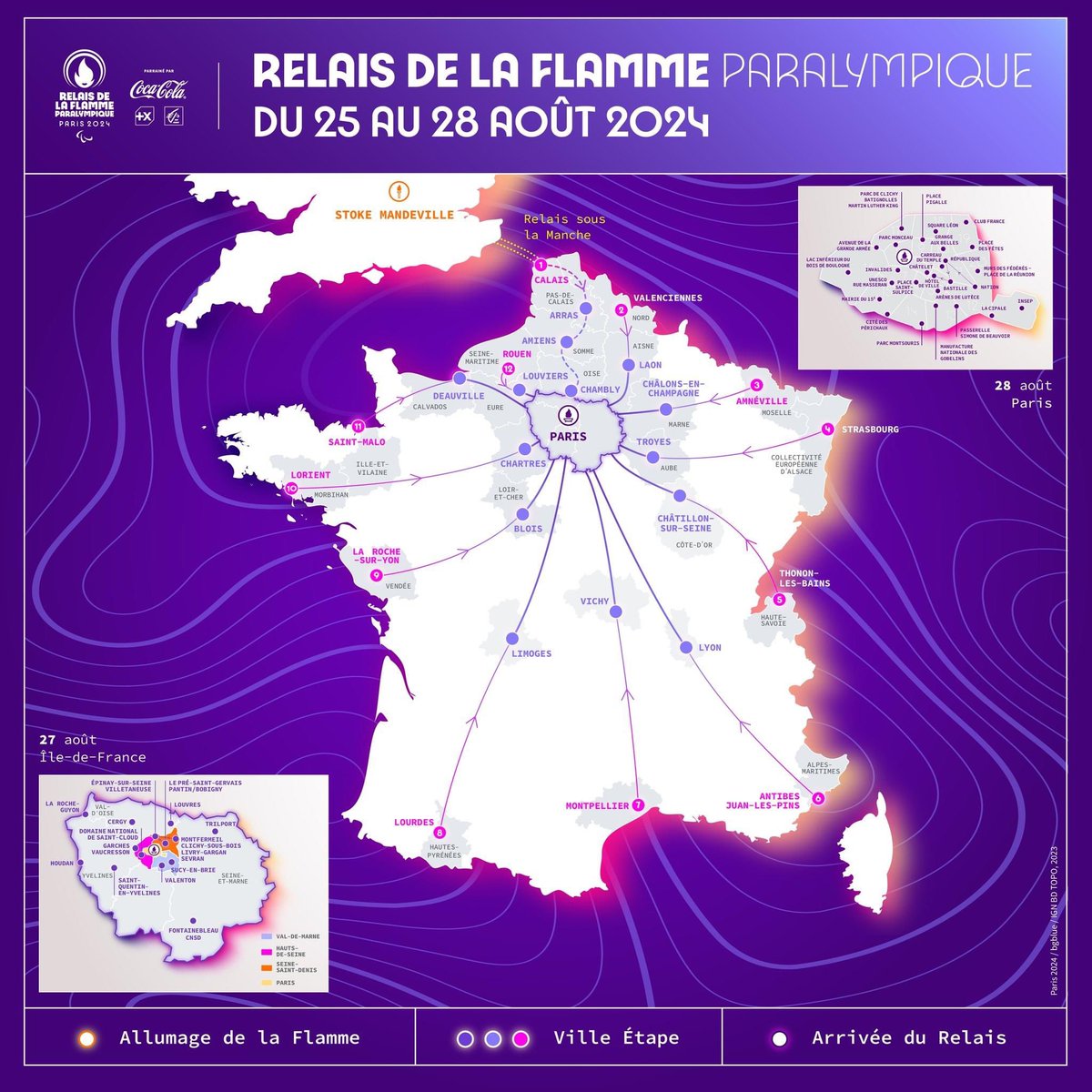 🔥LA FLAMME PARALYMPIQUE À SAINT-MALO 🔥
#flammeparalympique ll C’est avec honneur que la Ville de Saint-Malo accueillera le 25 août prochain la Flamme Paralympique des jeux de Paris 2024 ✨

Prêts pour les jeux ? 💙🌊 #saintmalo #Paris2024