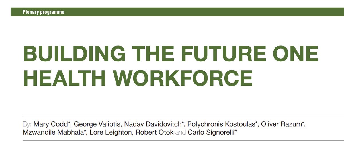 Happening now at the @EPHconference in Dublin! @ASPHERoffice and @EHMAinfo plenary session on Building the Future One Health Workforce. Did you know that the @OBShealth Eurohealth special #EPH2023 issue has an article for each #EPH2023 plenary? lnkd.in/dy9U_Ww9