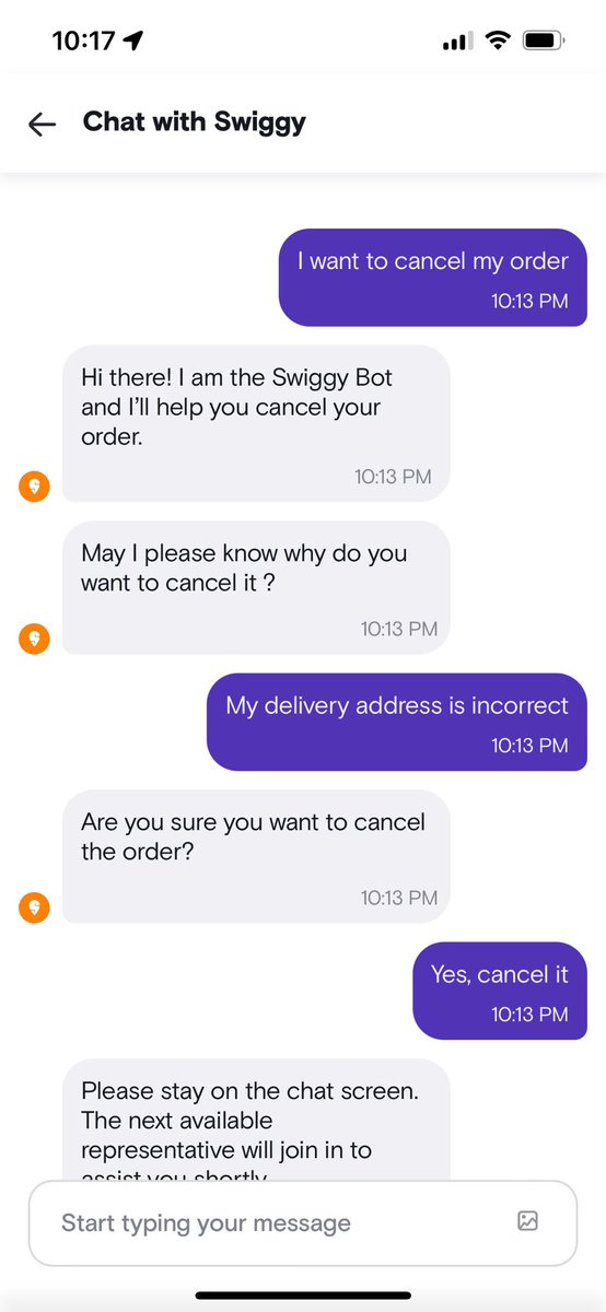 RamyaKris's tweet photo. @Swiggy @SwiggyCares is this the way you trained the customer care executive to loot the money and deliver faulty products. Well done team customer support!!!! https://t.co/sIFTCLchxT