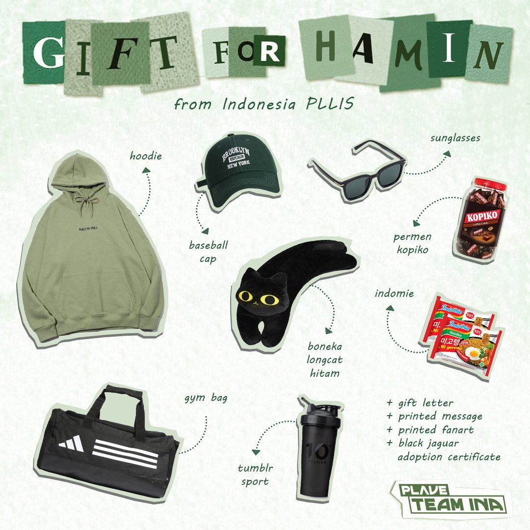 PLAVE_TeamINA's tweet photo. 🐈⬛ Birthday Gifts for Yu Hamin 🖤
We've sent gifts to celebrate Hamin's birthday. Thank you INA Pllis for your participation in this project. We couldn't have done it without you! ✨
#BushuMeow
#HappyHaminDay
@plave_official https://t.co/NydViRex8c