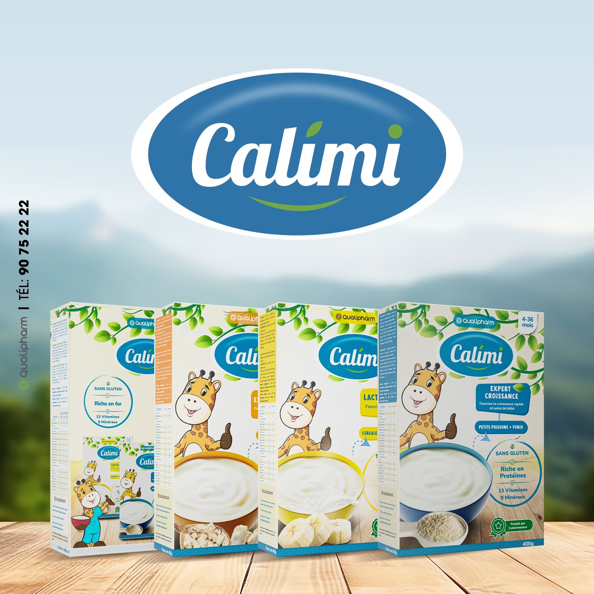 C’est le Jour-J !

Je suis fière et honorée de vous présenter CALIMI, marque de farine infantile élaborée par 3 brillants pharmaciens béninois.

CALIMI en 3 mots, c’est :
- 100%🇧🇯
- Nutritif
- Abordable

Commandez maintenant votre farine APD 1.610 FCFA ici wa.me/22990752222