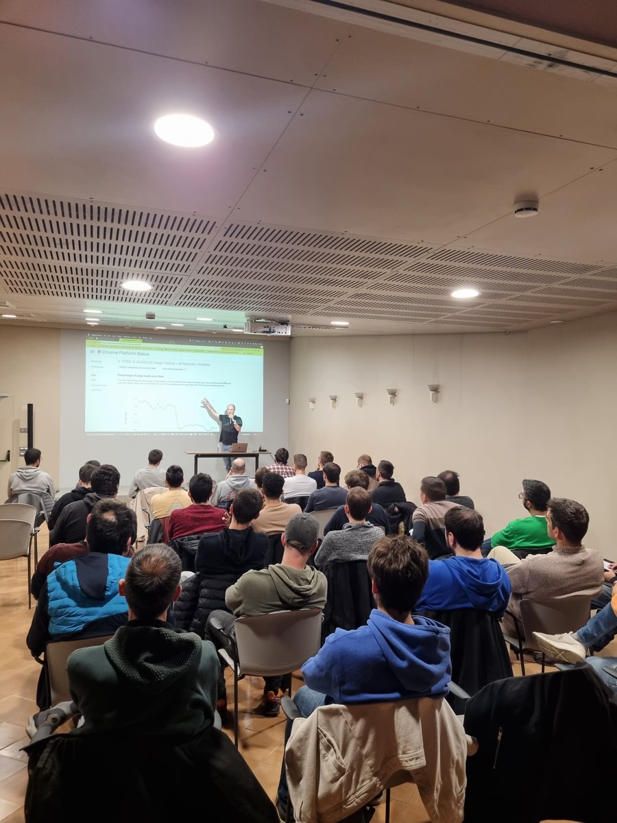 girona_js's tweet image. El segon esdeveniment de GironaJS va ser espectacular! 🚀🚀🚀

En @tomayac  ens va captivar amb la seva xerrada extraordinària i en la nostra llengua, el català! 🙀

Gràcies també a @KaveHome  i @girona_hub , per fer la xerrada possible! ✍

Us esperem a la propera! 👀