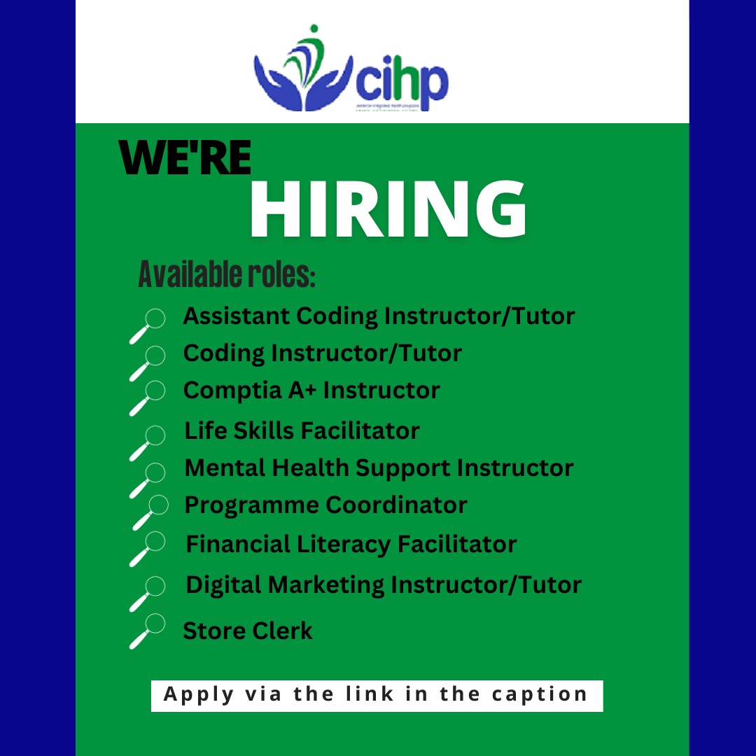 cihp_ng's tweet photo. Join us! We're looking for skilled, dynamic individuals to empower adolescent girls at our STEM(Science, Technology, Engineering and Mathematics) Hub in Ikeja, Lagos. If you're passionate about making a difference, check out the details and apply here: https://t.co/3eJ6tJoIQw https://t.co/gQuxkHpVx2