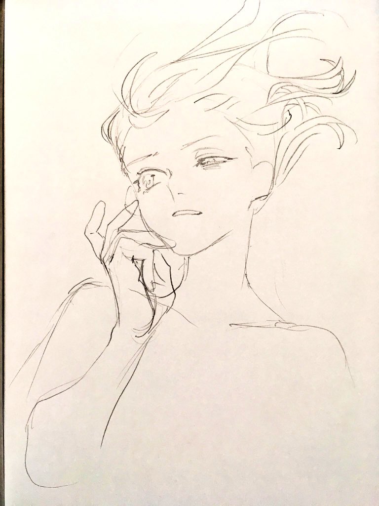 女を描くのが好きな理由、「髪の毛が長い場合が多いから」だと思う 