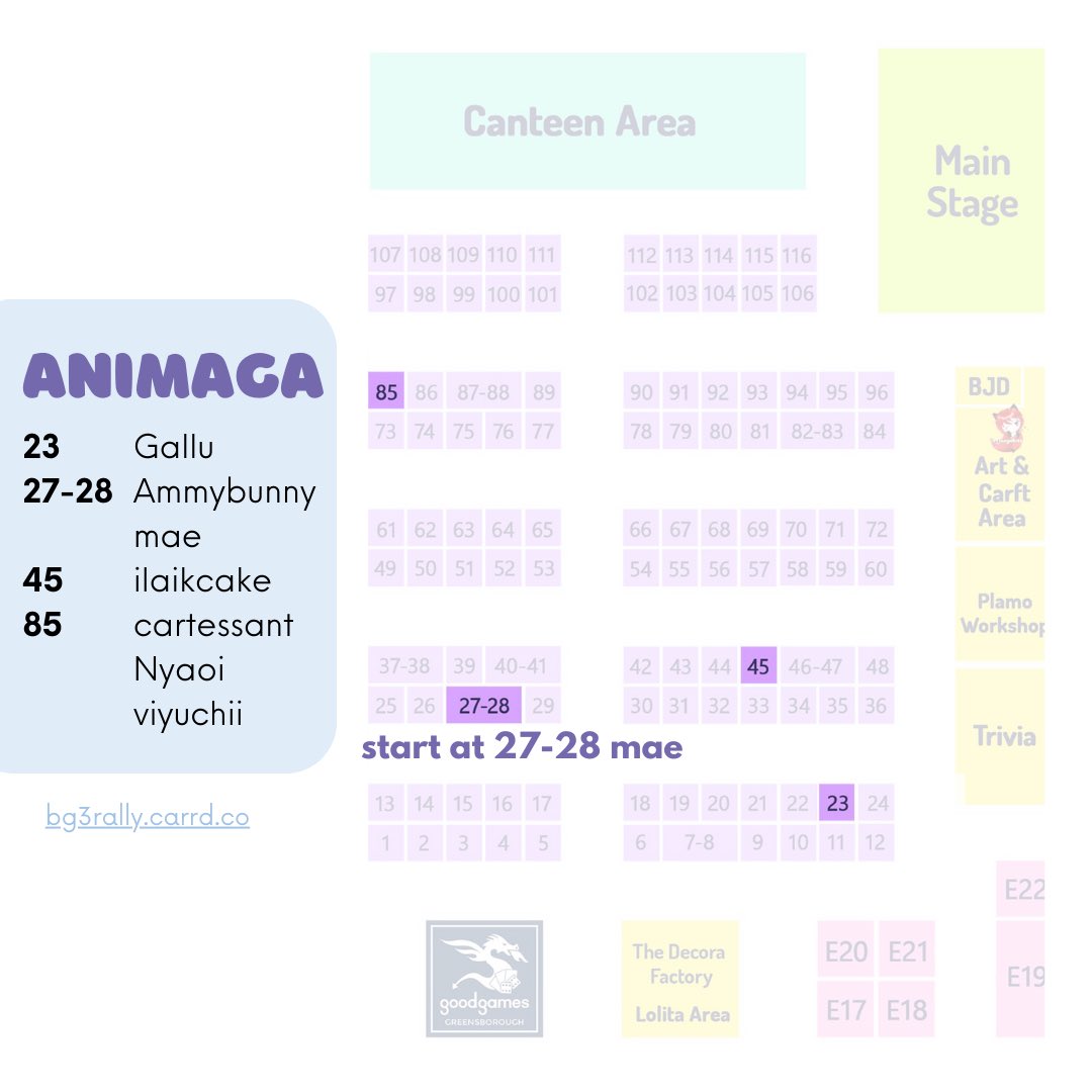 viyuchii's tweet photo. I will be tabling at #Animaga this weekend with @nyaoivt and @carterssant (in spirit)!
We’re also participating in a stamp rally for BG3 yiPEE so make sure to stop at #maeng ‘s table (#27) if you’re interested in the goodies >:) https://t.co/F4RzOd0xDt