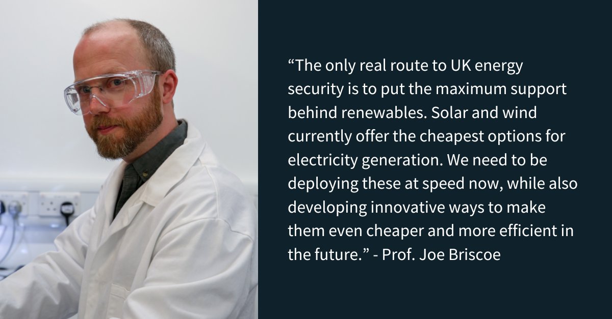Beyond perovskites, Joe works on other future energy technologies, like #SolarFuels – making hydrogen directly from sunlight – and piezoelectric energy harvesters, or ‘nanogenerators’ to harvest energy from the environment.
