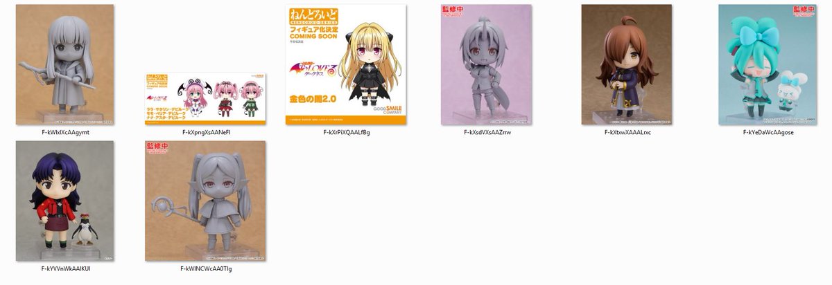 #WonHobbyG Figure Wishlist ^^
Really happy to see Frieren, and ToLoveRu back !

And why there's in the Presentation video the same Genshin announces from May 2022 ?
There're the same 4, same pictures, at the same point... Mihoyo hello ?

#nendoroid #goodsmile