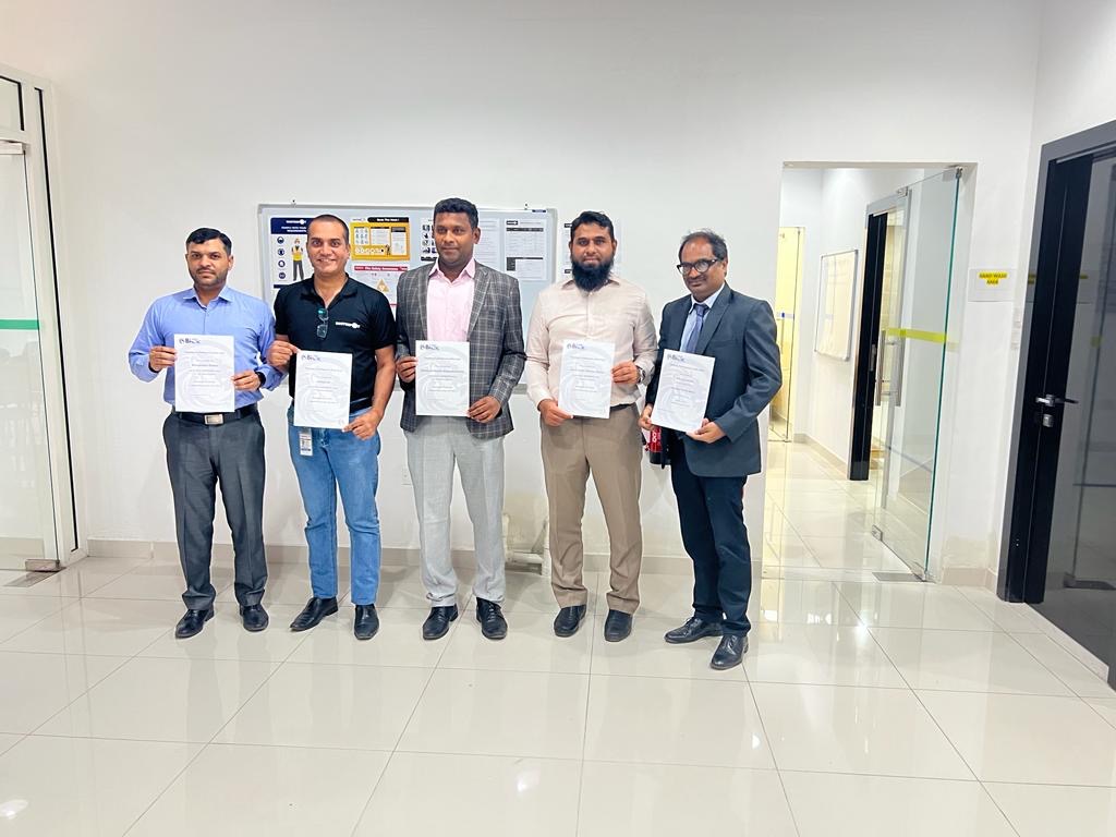 BICSc_UK's tweet image. Earlier today, @whitespotae became the newest BICSc Accredited Training Member, with 4 new fantastic assessors! Congratulations team Whitespot!

#BeBICSc #BICSc