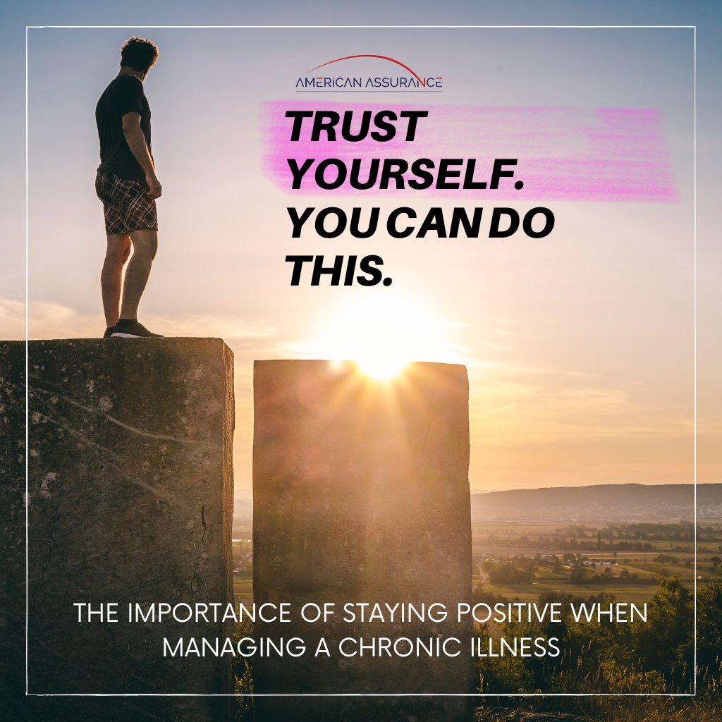When life gives you lemons, make sure to add a spoonful of positivity! Managing a chronic illness is tough, but a positive outlook can make all the difference. 

#AmericanAssurance #StayPositive #ChronicIllnessManagement