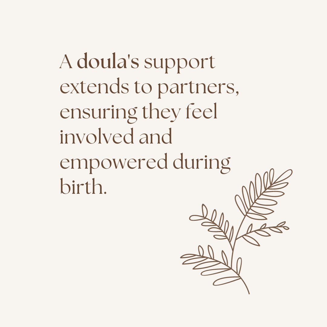 👩🏾‍🍼 Think about this: You don't have to navigate through the birth process alone. Your doula can be your personal guide, providing emotional support and knowledge to both you and your partner. 

💪🏾 Empowerment is key! Your doula can lend a hand to your partner, helping them