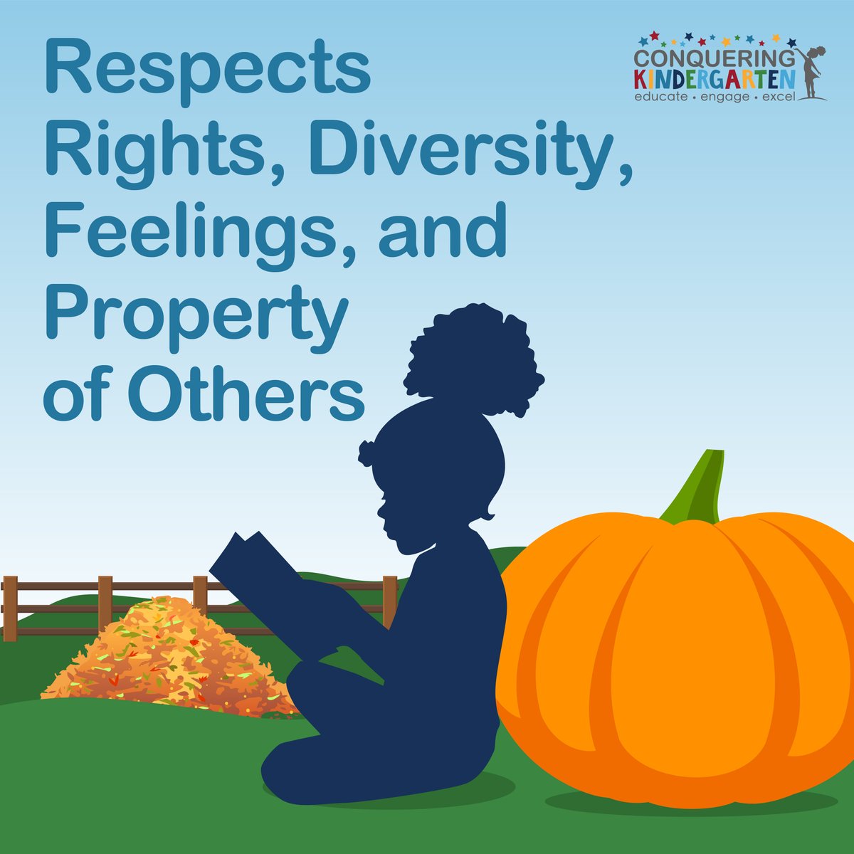Everyone deserves respect, and “Respects Rights, Diversity, Feelings, and Property of Others” is one of the 14 skills found on the <a href="/PHLschools/">Philadelphia Schools</a> #kindergarten report card. Learn more: conqueringkindergarten.org/the-14-skills/ #ConquerKindergarten