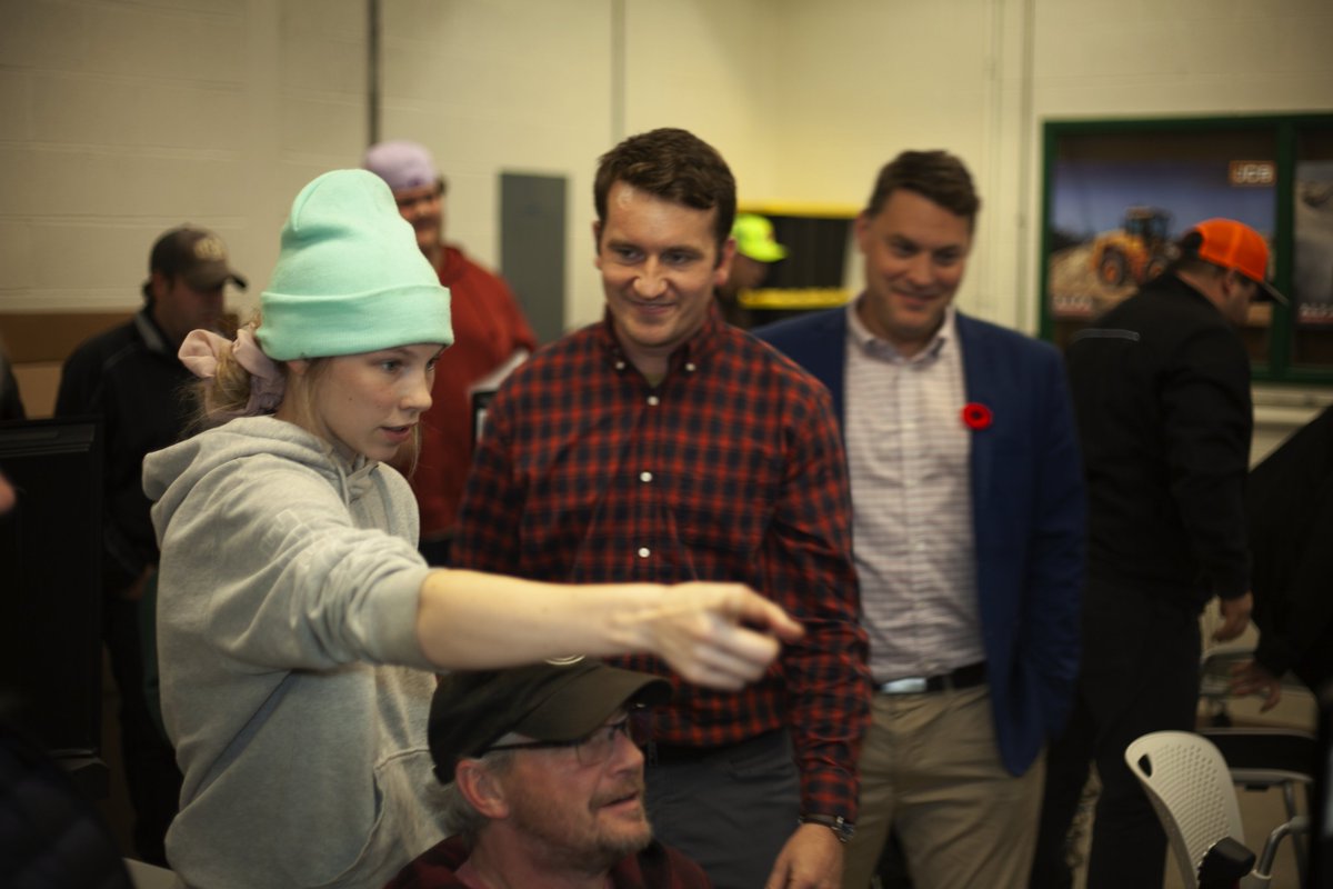 ASD_West's tweet image. A collaboration between @ASD_West and the New Brunswick Road Builders lets district students looking at careers in heavy equipment operation test their skills on the Road Builders&apos; heavy equipment simulator. Read the story: bit.ly/3QAH1eE