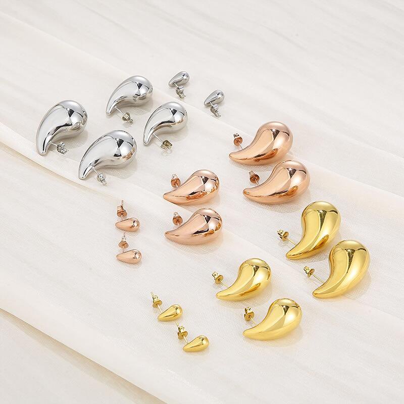 Jimmyming7's tweet photo. Stainless steel water drop hollow earrings https://t.co/OkxLdUCjHS