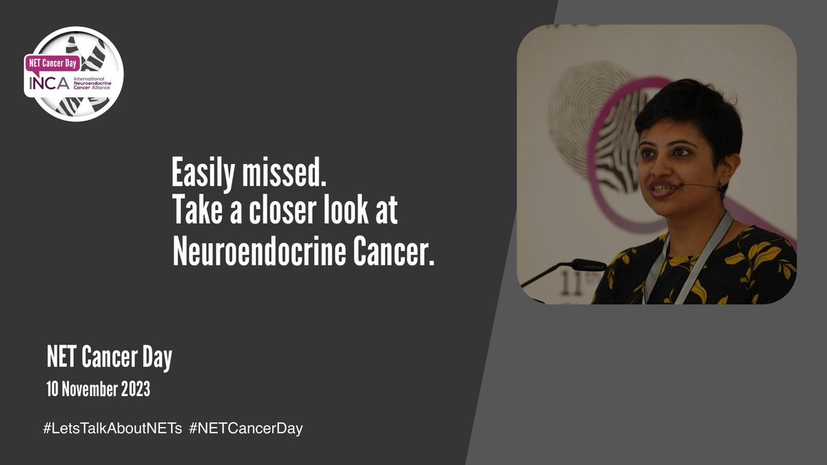 Neuroendocrine tumors are easily missed We need healthcare providers this #NETCancerDay to raise awareness of the signs and symptoms of neuroendocrine tumors Take a closer look at Neuroendocrine Cancer and its symptoms. #LetsTalkAboutNETs @CNETSIndia