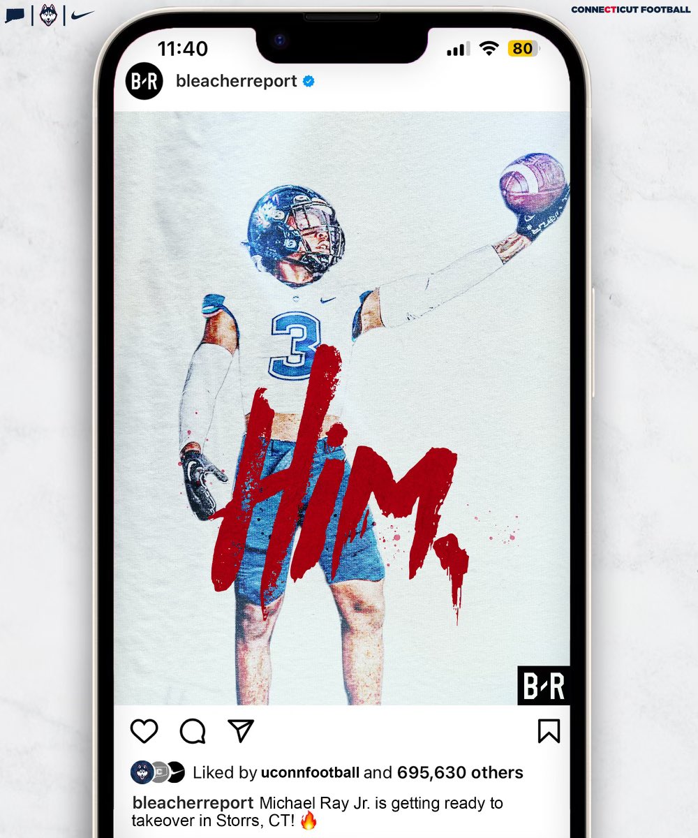 Michaelrayjr_'s tweet image. Edit too tuff!! 🔥 #TheReload @UConnFootball