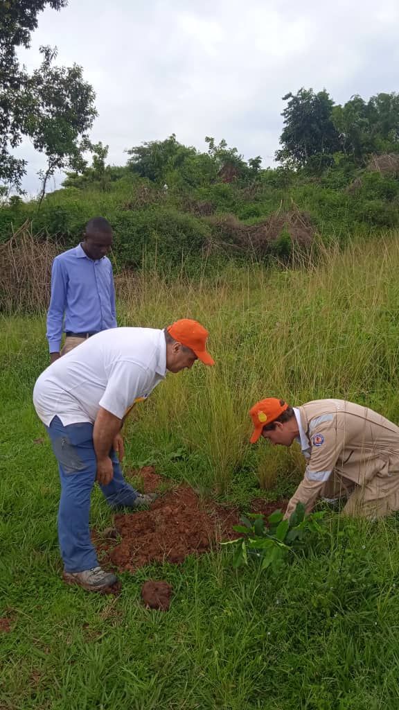 ROOTSUganda's tweet image. 💪🏽 @TotalEnergiesUG and @stanbicug  tree planting at Bweya🌱🤝 Call +256782432048 to join.   #RunningOutOfTrees #ROOTsInitiative #UgandaGreeningCampaign #Sustainability #TreePlanting #ProtectOurPlanet