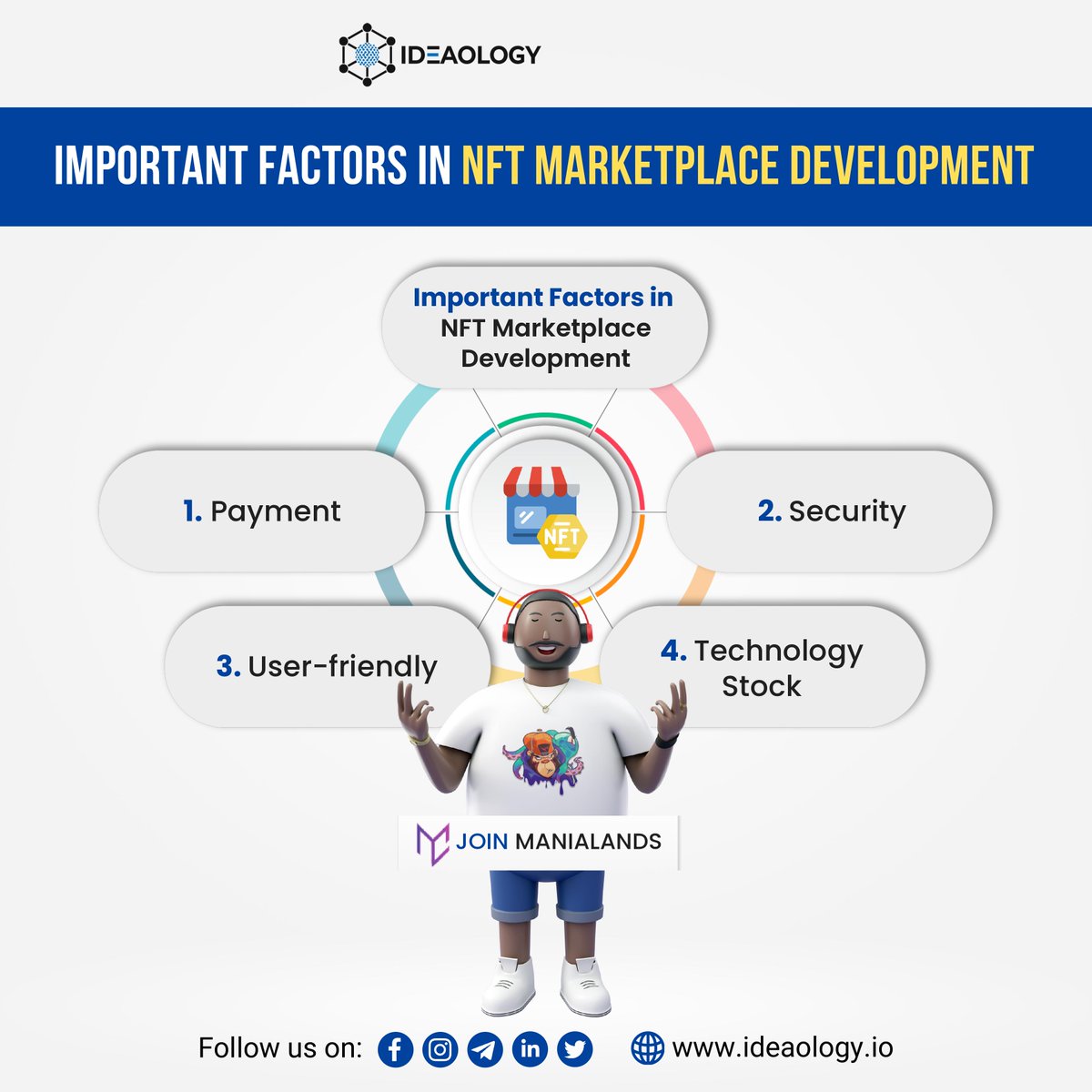 Are you looking for a NFT Marketplace:

👉Security
👉Payment
👉User-Friendly
👉Technology Stack

You're at right place , Join <a href="/Mania_lands/">Manialands</a> [Live Soon]

Stay Tuned &amp; Join Authentic Community 💙

#IDEA #ideaology $IDEA #Crypto