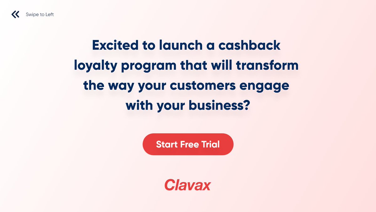 Clavax's tweet image. Every customer loves a good cashback. Make sure that offer the right cashback rewards to boost customer loyalty and increase revenue.

Signup Now for Free Trial 👉 loyalty.novusloyalty.com/signup

#ecommercebusiness #Repeat #business #brands #retail #Finance