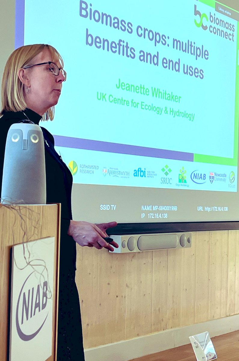 Biomass Connect & #Chcx3 are considering the protection upscaling of so called ‘EnergyCrops’ but what a vast array of uses for these crops other than for energy as Jeanette @UK_CEH mentioned AND environment positives @Agri_Tech_E #at_week2023