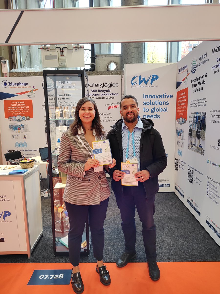 💧 ⚡ The AEWEN team, represented by the <a href="/CatalanWaterP/">CATWaterPartnership</a>, participated in <a href="/Aquatech/">Aquatech</a> Amsterdam 2023. 

🤝we meet with African companies in a programed tour together with the <a href="/euWater4iSD/">euWater4i-SD</a> project

#AewenProject #Water #Energy