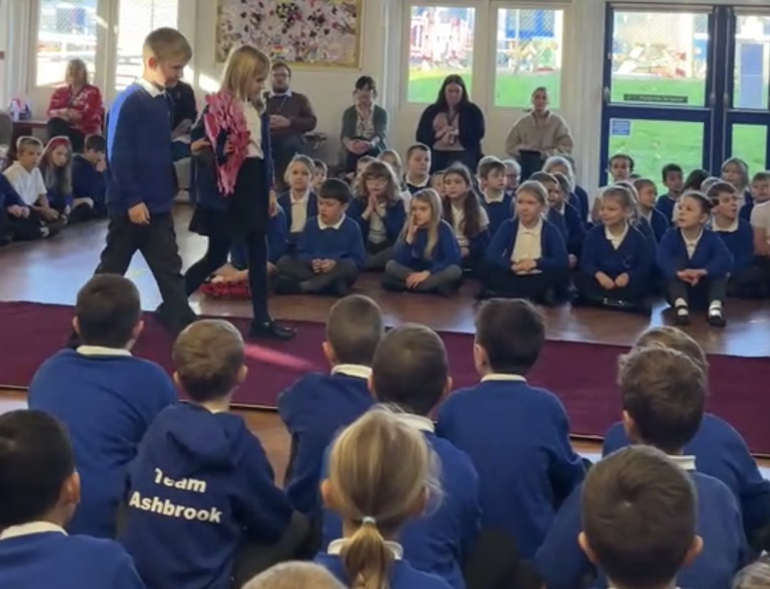 AshbrookJunior's tweet photo. This morning, we held our remembrance assembly to remember the sacrifices made by people, past and present. Our pupils showed great respect during their moment of silence.
#Remembrance #RemembanceDay #RemembranceAssembly #LestWeForget #Respect https://t.co/pocvyfyoMb