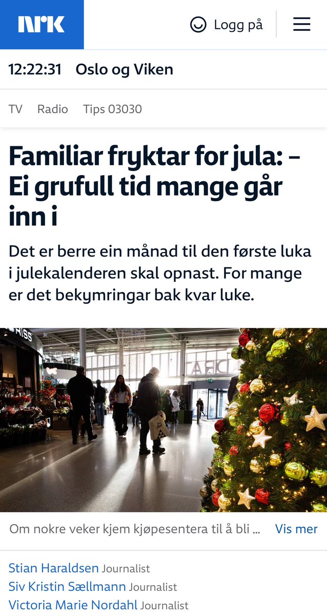SofieMarhaug's tweet image. Mens hver femte nordmann vurderer å droppe hele eller deler av julefeiringen (Frelsesarmeens undersøkelse), setter milliardærarvingen boligprisrekord.

Klasseforskjellene i Norge er store. Forskjellskrisen blir ikke tatt på skikkelig alvor i politikken; i stedet vokser den.
