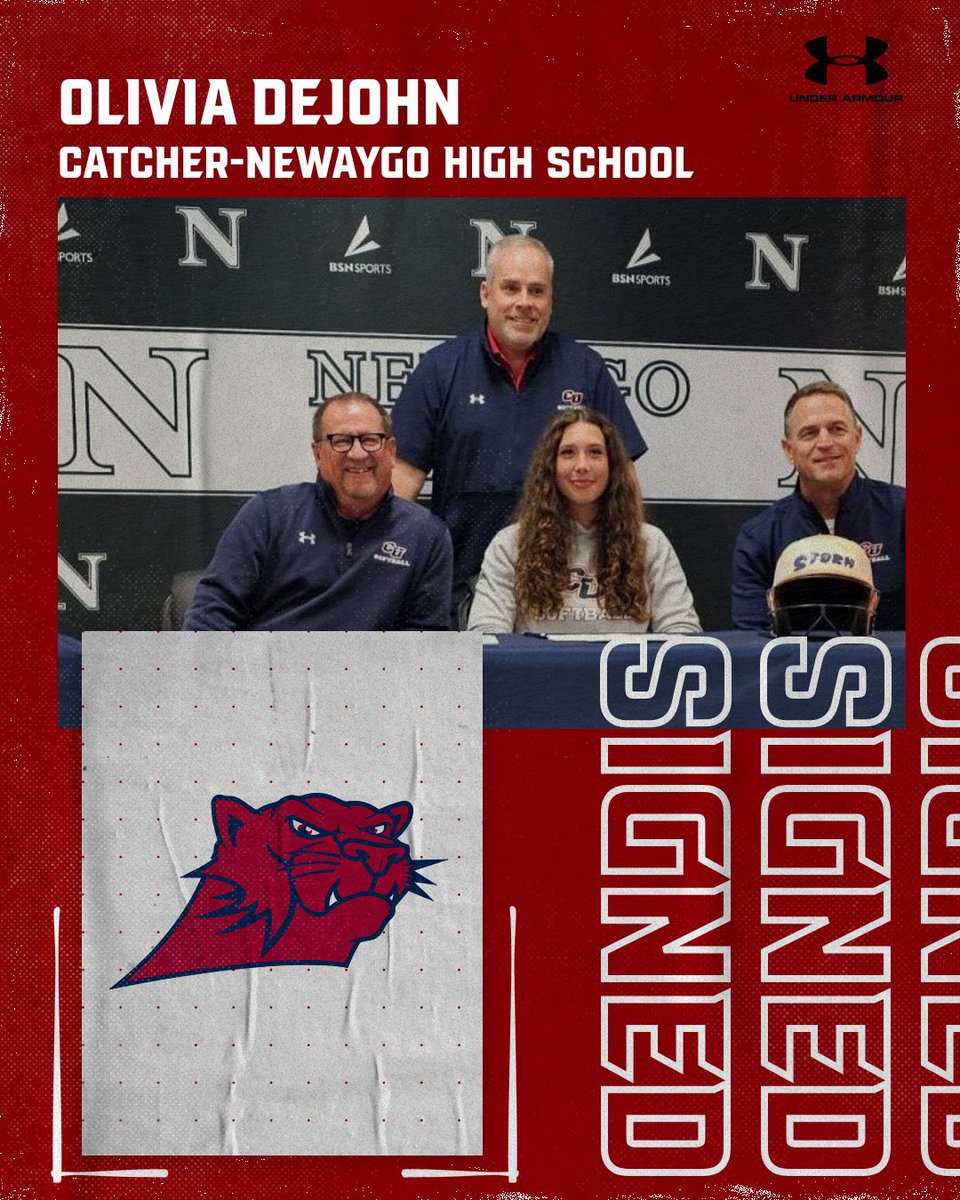 SoftballCleary's tweet photo. Welcome to Cleary, Olivia!

👤 Olivia DeJohn
🥎 Catcher
🏫 Newaygo High School
@oedejohn13 https://t.co/wQzKH0eDPw