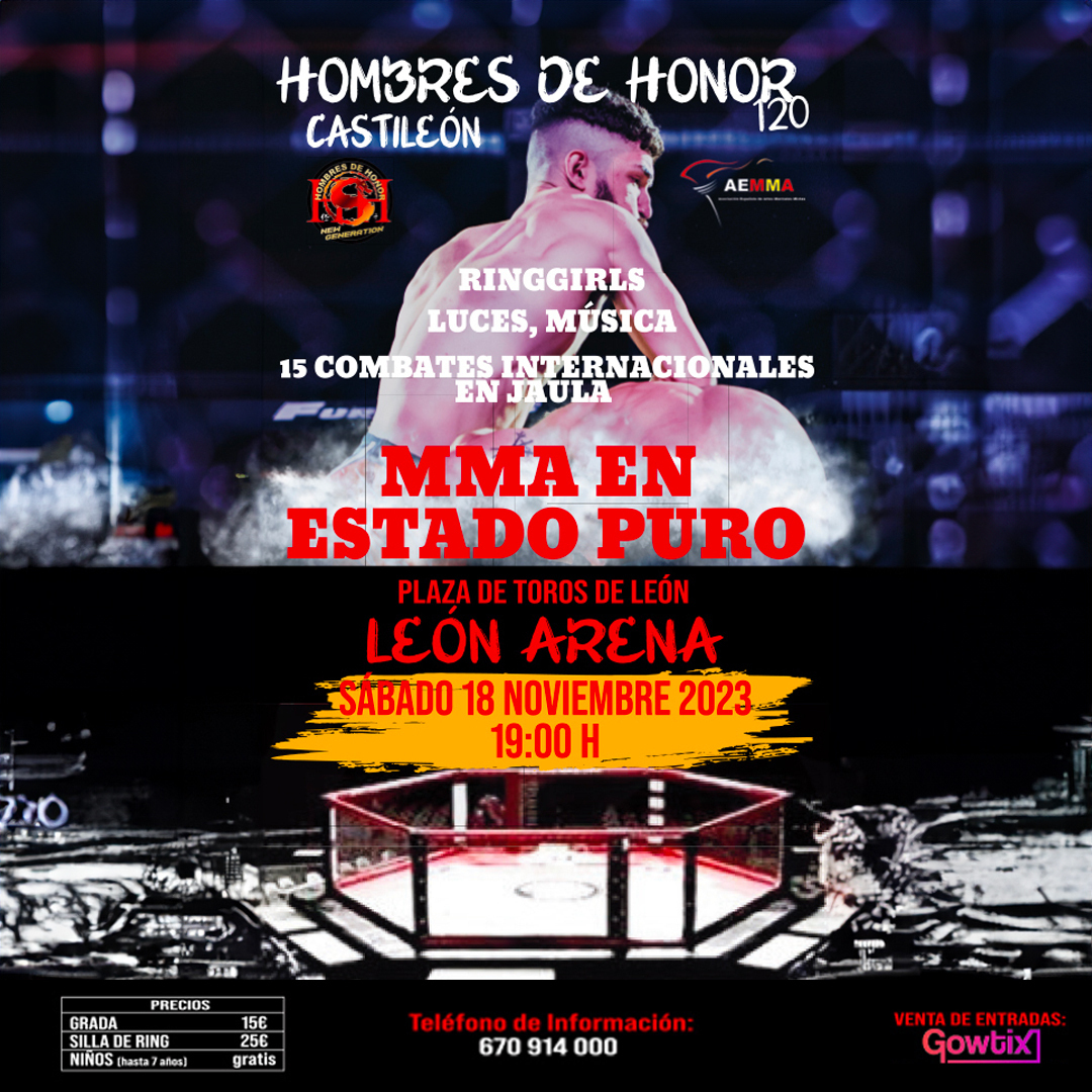 gowtix's tweet photo. MMA CASTILEON

🗓️ 18/11/2023
🥊 15 COMBATES INTERNACIONALES EN JAULA

Entradas en #Gowtix 👉 https://t.co/b57zrooSU4 https://t.co/vaLvQqrGx4