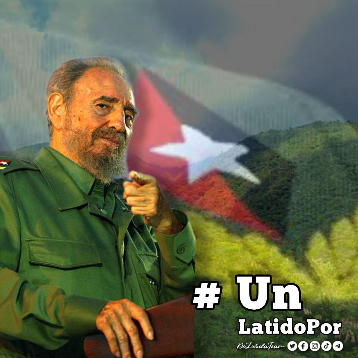 #UnLatidoPor el paso a la inmortalidad, de nuestro Invicto Comandante #FidelPorSiempre, quien nos legara está inmensa obra que llamamos Revolución, la que defenderemos #JuntosXCuba @centrofidel #DeZurdaTeam🤝