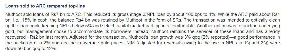When sell-side knows there is a window-dressing that has happened but the management is not as cuckoo as #RanaKapoor.

#MuthootFinance #Manappuram #Kreditbee #Kotak
