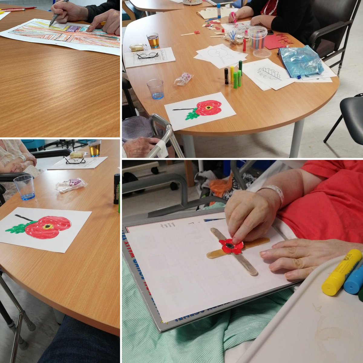 This week we’ve been commemorating Remembrance Day with patients through crafts, poetry and reflections 🕊️@health_charity @RPB_CAV @Cavuhbarts