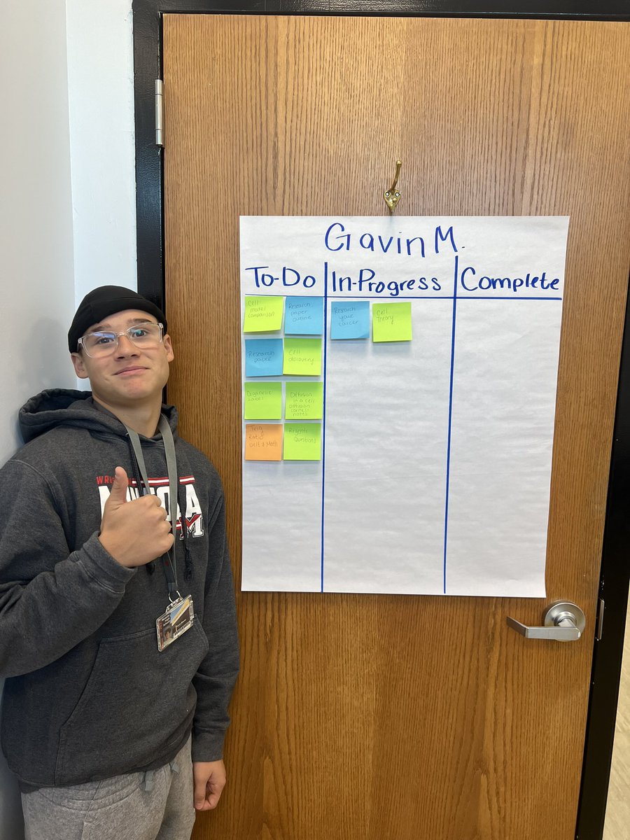 We may have a few task on our “to do list” but instead of stressing we made it visible with a scrum board! 🤩📝