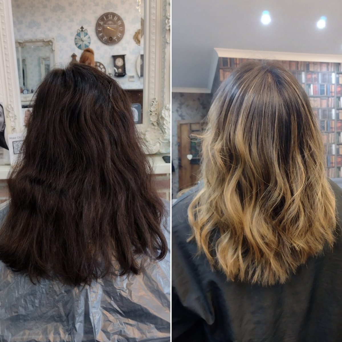 Colour transformation using a foilyage technique to create a blended sunkissed blonde. Look created by Danielle 💗
#blonde #SunkissedBlonde #Balayage #OmbreHair #EnigmaHairdressing #WellingHairSalon #LorealPro