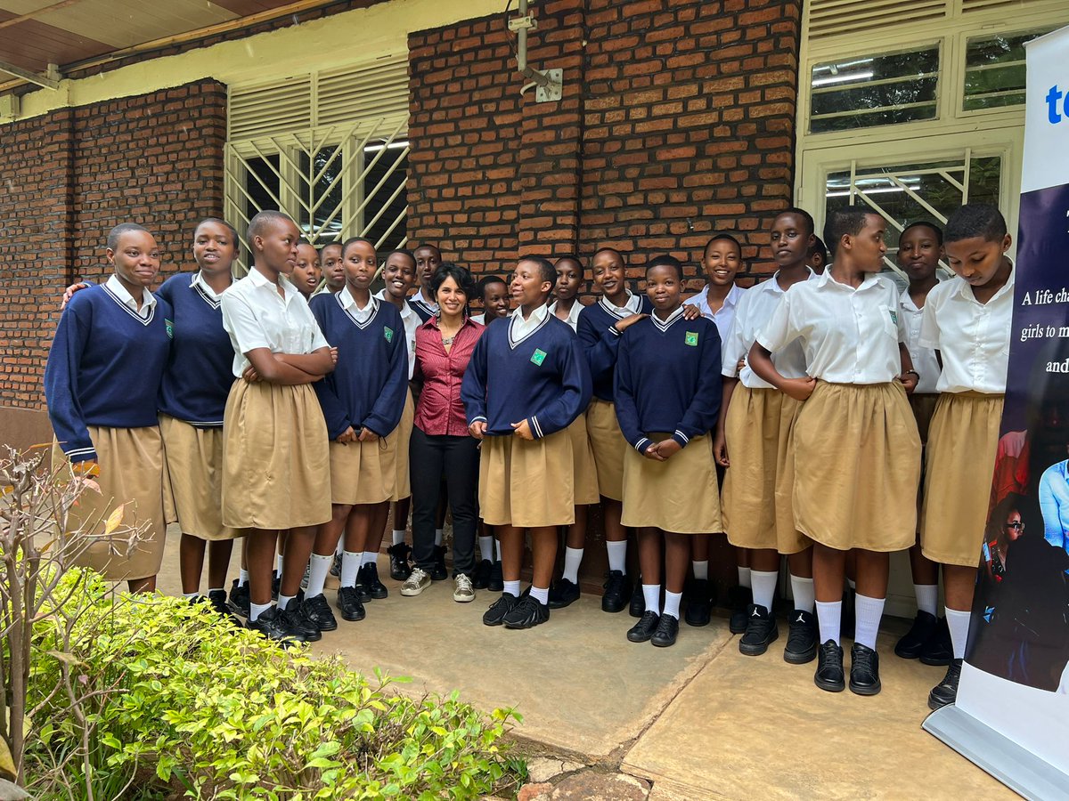 gneza1's tweet photo. @technovation @ClaireMurekatet excited about the visit of @TaraChk the CEO of Technovation Global in our country Rwanda. The 9 years spent on the program are worth it. Claire and I are grateful to continue pushing this cause and acting as role models for young women STEM https://t.co/ueg9N2CMHZ