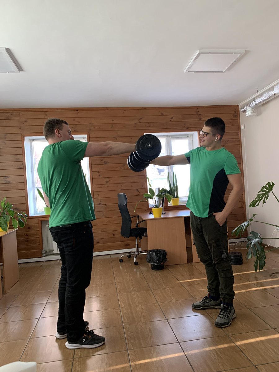 Need a boost during work hours? Take a sporty break! It's like coffee without the coffee – energizing and always free! 💪 #raccoonsgames #gamedev #developer #unitydevelopers #mobilegaming  #OfficeFitness #VS