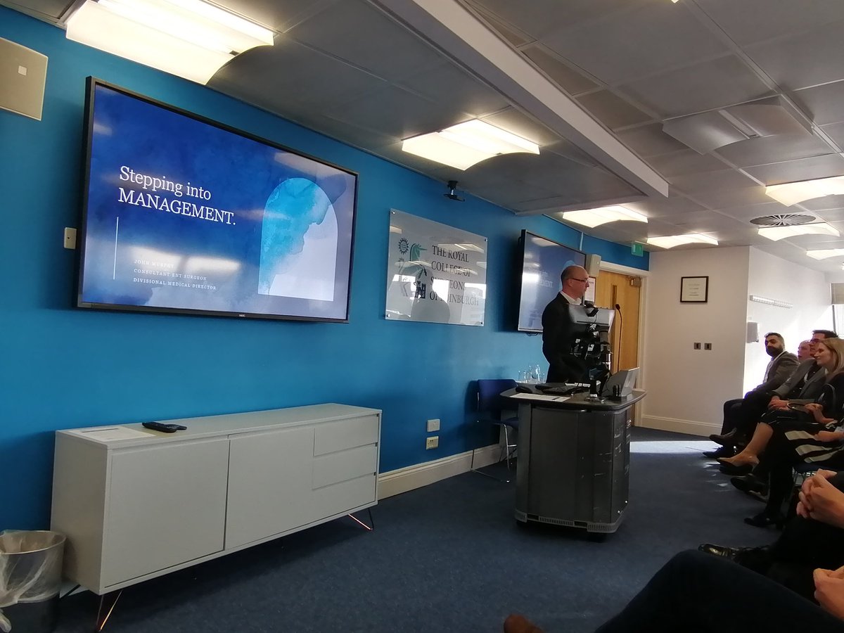 Mr John Murphy giving an insight into leadership as a Consultant. <a href="/ENT_UK/">ENT UK</a> <a href="/ycohns_entuk/">YCOHNS</a> #clinicalleadership #CareerDevelopment