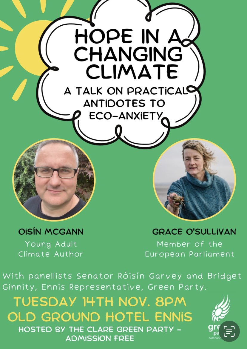 Hope you can join us on Tues 14th Nov. <a href="/clarelibrary/">Clare Libraries</a> <a href="/ClareCoCo/">Clare County Council</a> <a href="/ClareChampion/">The Clare Champion</a>