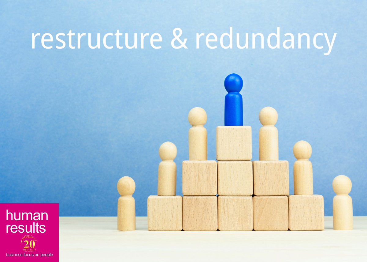 human_results's tweet image. Is your business growing and in need of a restructure? Are you considering reducing your headcount in consideration of recent market trends?

Before you take the plunge, get in touch with our team of HR experts!

#restructureandredundancy #businessrestructure