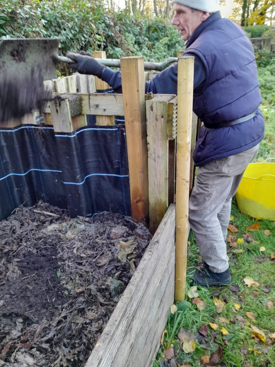 A day on a windy beach collecting seaweed and using the leaves that have fallen on the allotment has given us a rich source of plant food for next years Cafe Hope carrots, onions, tatties and salad.

<a href="/CafeHopeAyr/">Cafe Hope</a> <a href="/southayradp/">South Ayrshire ADP</a>