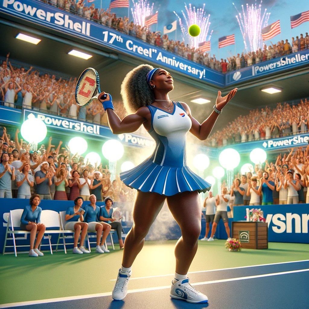 HeikoBrenn's tweet image. Great to see the world of sports is celebrating PowerShell as well. Just Script It.
#PowerShell #17PowerShell #PowerShellRockz #PowerShellAnniversary