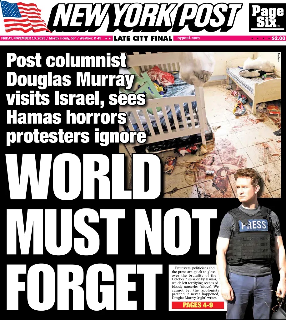 Today's cover: On a visit to Israel, I have seen the horror that the world must never forget trib.al/zRnoWrv