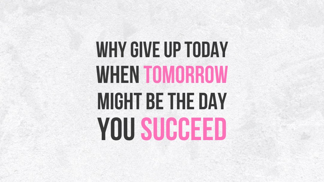 SocialSyncCo's tweet image. Keep going today✨

Success may be just around the corner. 

Consistency is your Compass🚀 

#PersistencePaysOff #SuccessAwaits #SocialSync