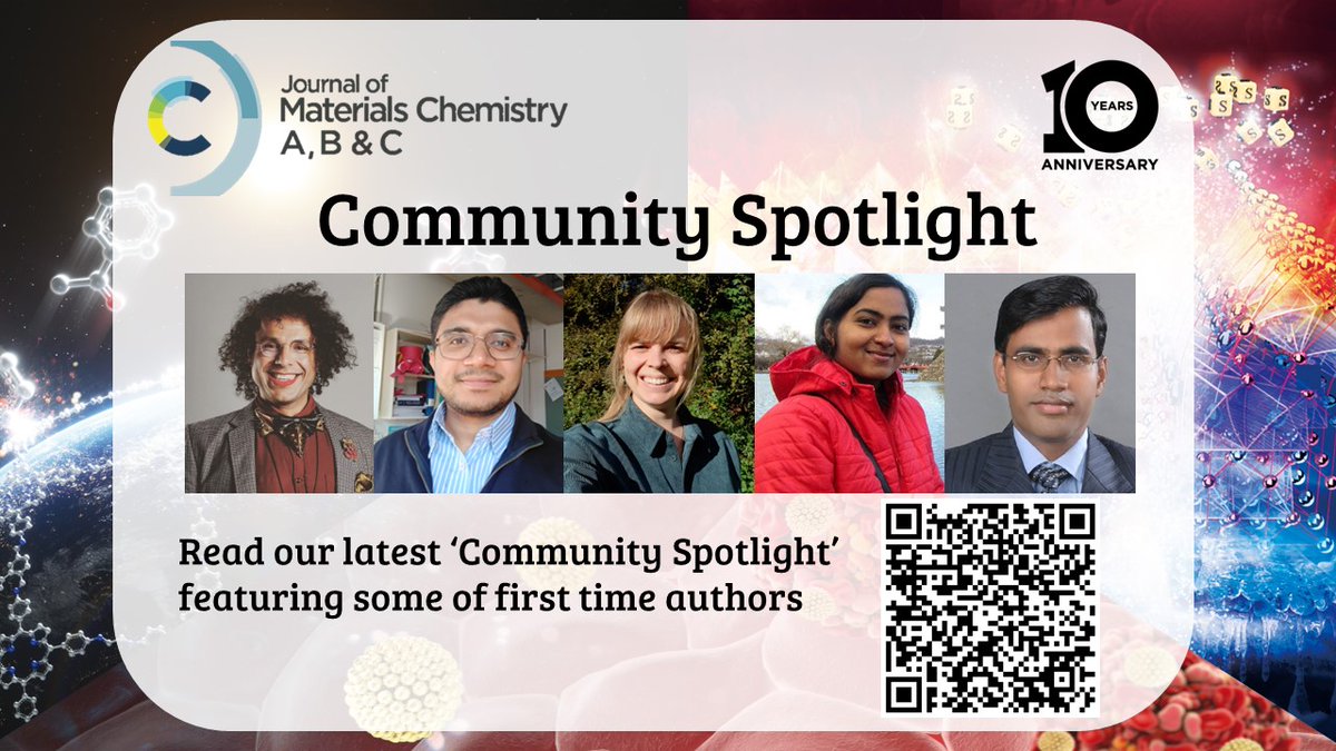 Check out our latest Community Spotlight for the <a href="/JMaterChem/">J. Mater. Chem. family</a> 10th anniversary! This spotlight features some of our first time corresponding authors who have published with us during the anniversary year 👇
blogs.rsc.org/jm/2023/11/10/…
