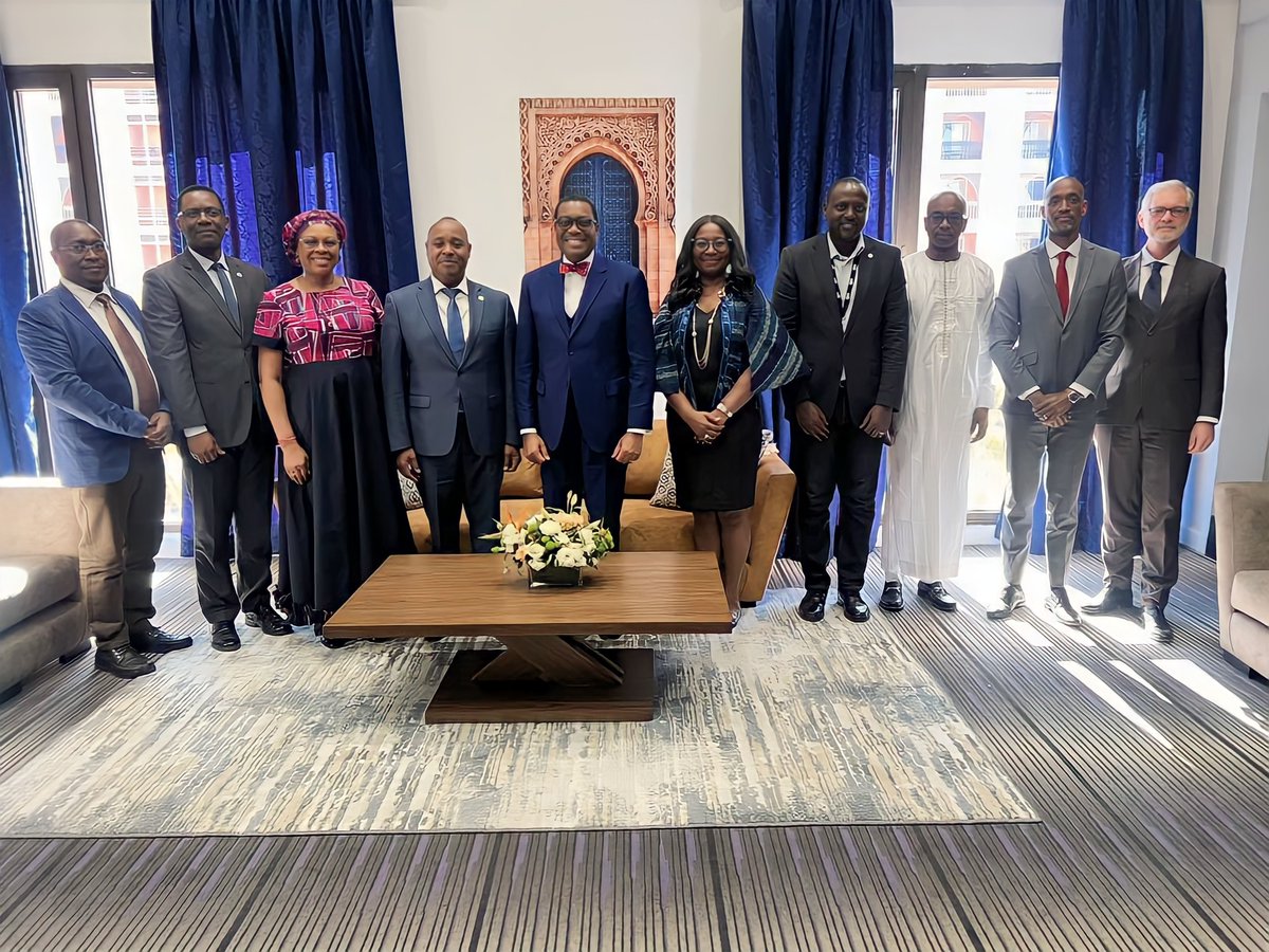 1/2
EAC Secretary General <a href="/pmathuki/">Amb.(Dr.)Peter Mutuku Mathuki,PhD</a> held consultative engagements with <a href="/AfDB_Group/">African Development Bank Group</a> President on Regional Railway infrastructure projects connecting URT and Burundi to DRC, &amp; Kenya, Uganda and Rwanda: and other regional strategic structural projects.