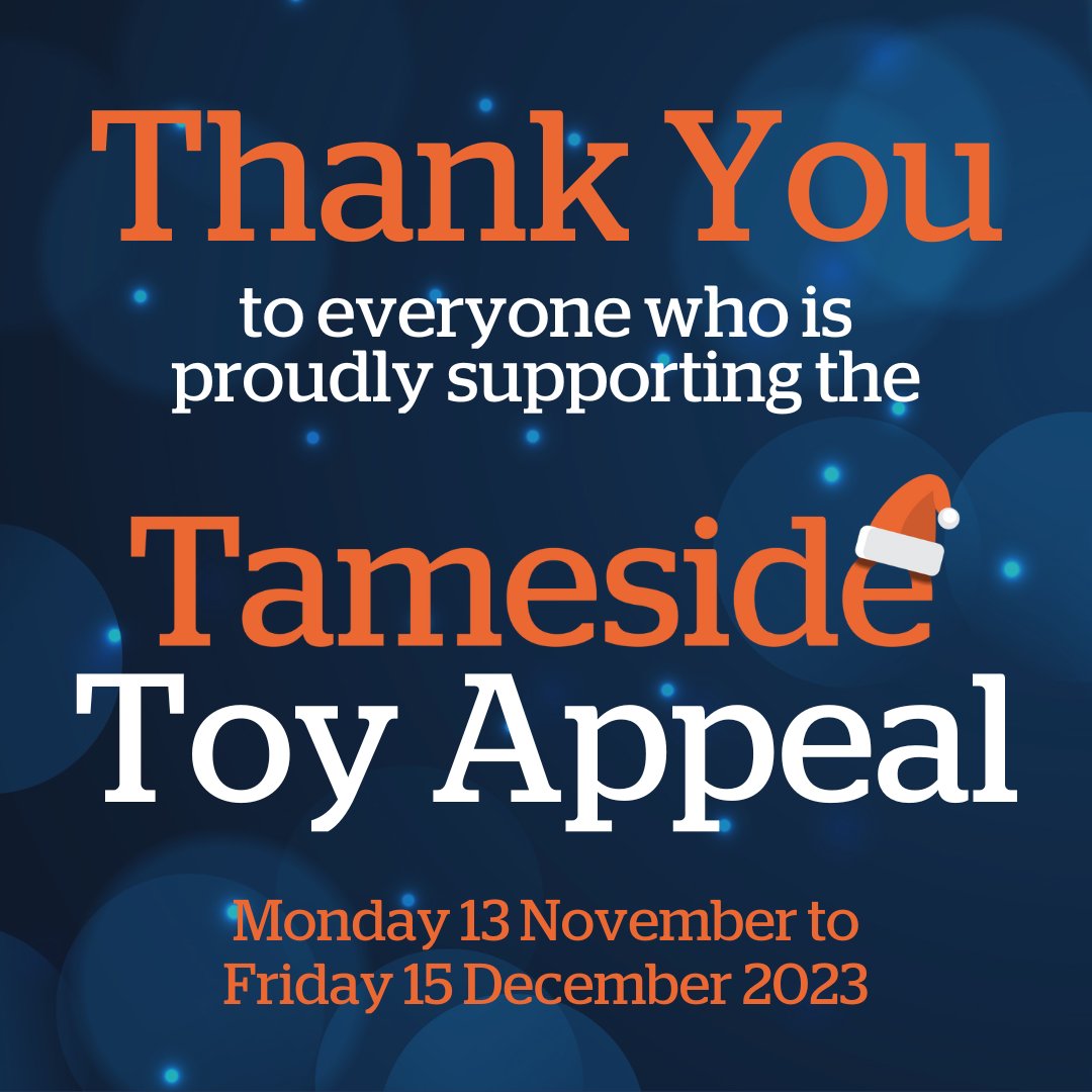 WeActTogether's tweet photo. 💙 We’d like to say a HUGE thank you to all our supporting organisations across Tameside that are hosting drop-off points for this year's #TamesideToyAppeal

🎁 Do you have a gift ready to donate? Find your nearest location here: https://t.co/ER1OkcNVpb https://t.co/iJWZBD2qdV