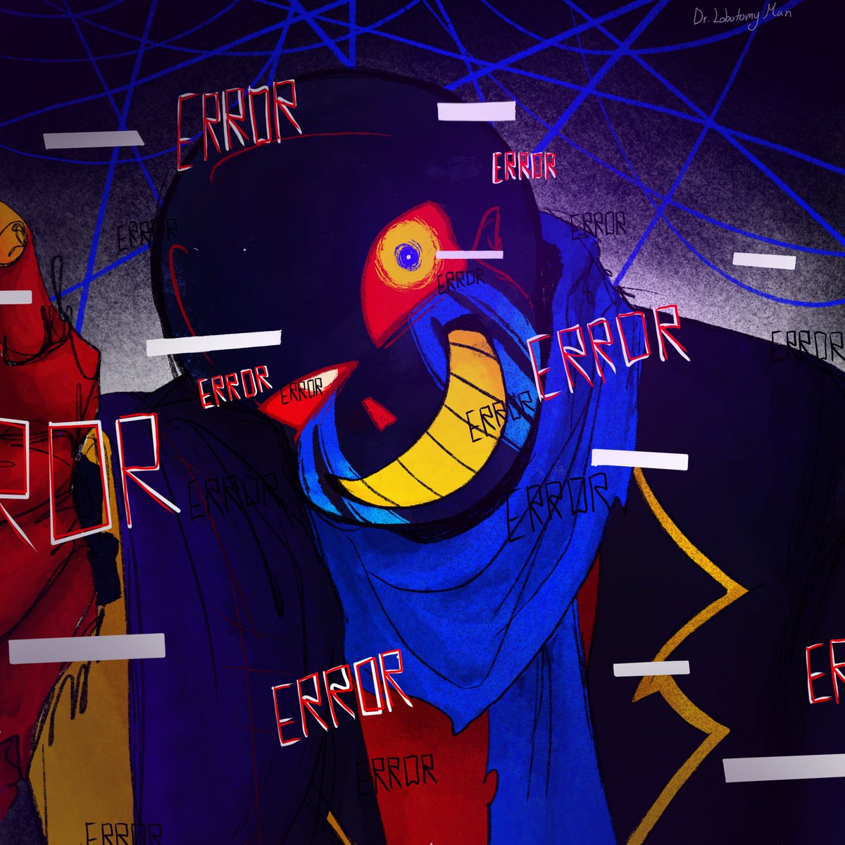 Oooo hes so pretty and colorful oooooo look at him

#UNDERTALE #undertaleAU #undertaleFanart #errorsans #sansundertale