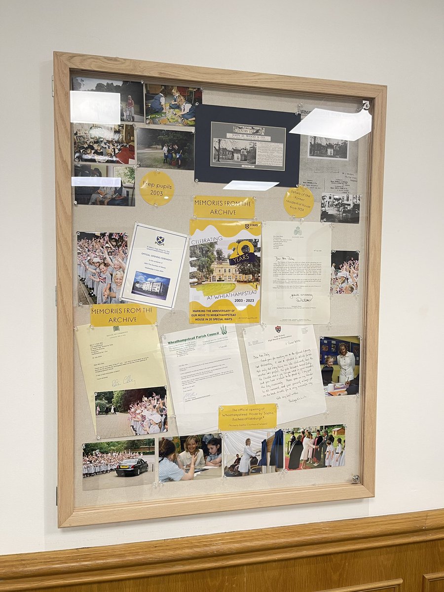 STAHSPrep's tweet photo. Displaying memories from the archives for #STAHSPrep20for20 featuring Wheathampstead House as a residential home in 1924 and the official opening of #STAHSPrep in the summer of 2004 ⭐️ https://t.co/HELiMa7Sex