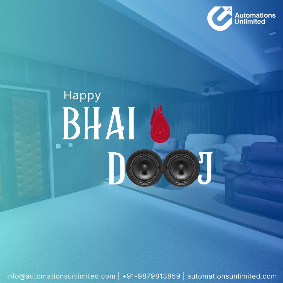 Happy Bhai Dooj! 💖🔒

On this special Bhai Dooj, let's celebrate the bond of love and protection. At Automations Unlimited, we understand the importance of security and care.  

Let's keep your family safe and connected. 🏡🏢 

#childrensday #festival #smarthome #homeautomation